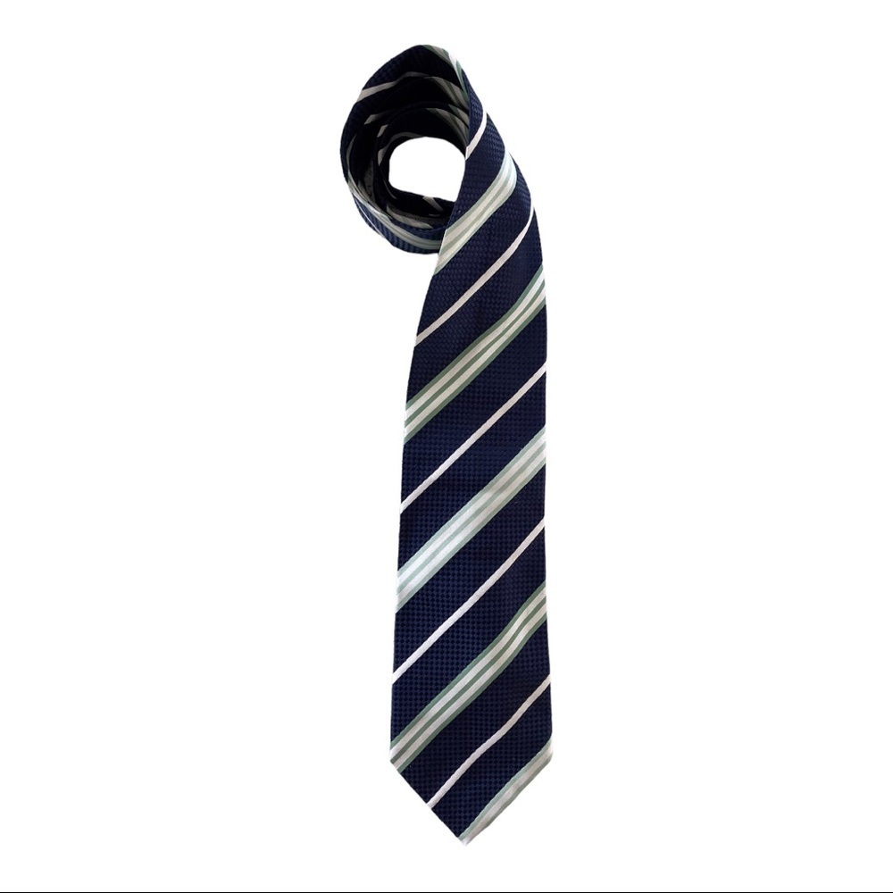 Burberry London Striped Silk Tie